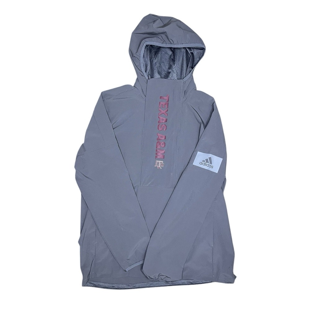 ~ Adidas Texas A&M Gray Jacket Size‎ Medium